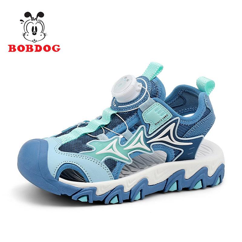 Babu Bean Classmate Boys Baotou Sandals 2025 Summer New Middle and Older Children's Non-slip Soft Sole Children's Sports Sandals