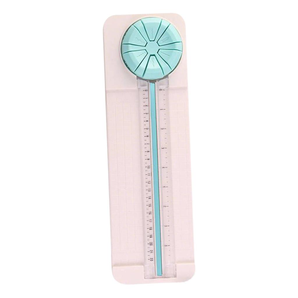 Craft Paper Cutter Lightweight Small Trimmer for Scrapbook Journal DIY Green