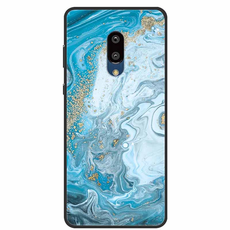For Sharp Aquos Zero 2 Case Bumper Marble Silicone TPU Soft Phone Cover For Sharp Aquos Zero2 SH-Z20 SHV47 Case Cartoon Funda