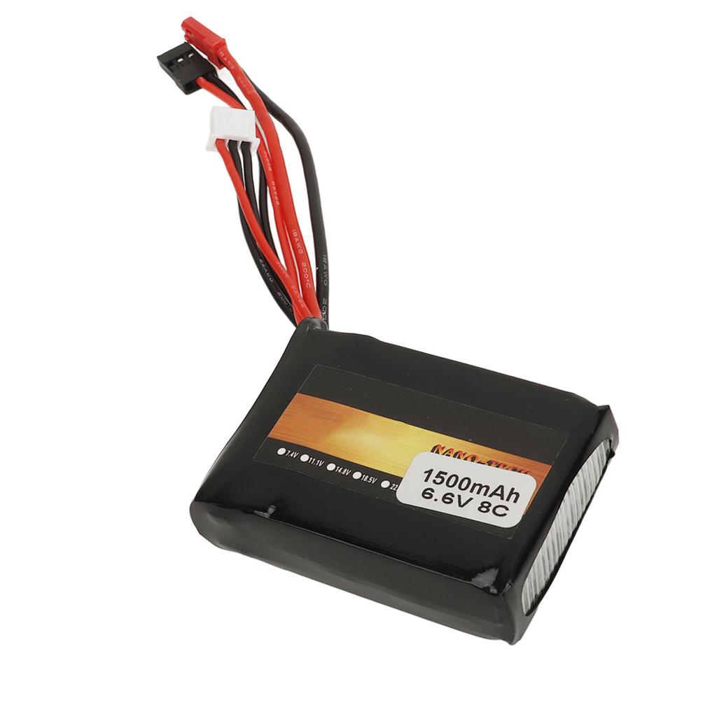 6.6V 1500mAh 8C Lithium-Akku Ersatz für Futaba 4PX 14SG 4PV 4PLS 3PV Fernsteuerung