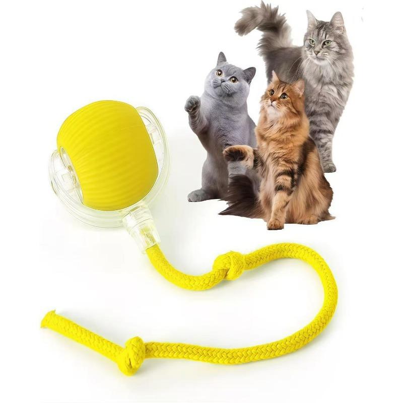 Smart Interactive Cat Toy Ball Automatic Self Moving Cat Teaser Ball For Cats