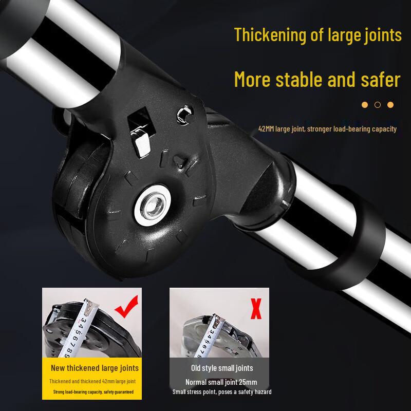 BUBUWEN Stainless Steel Telescopic Ladder