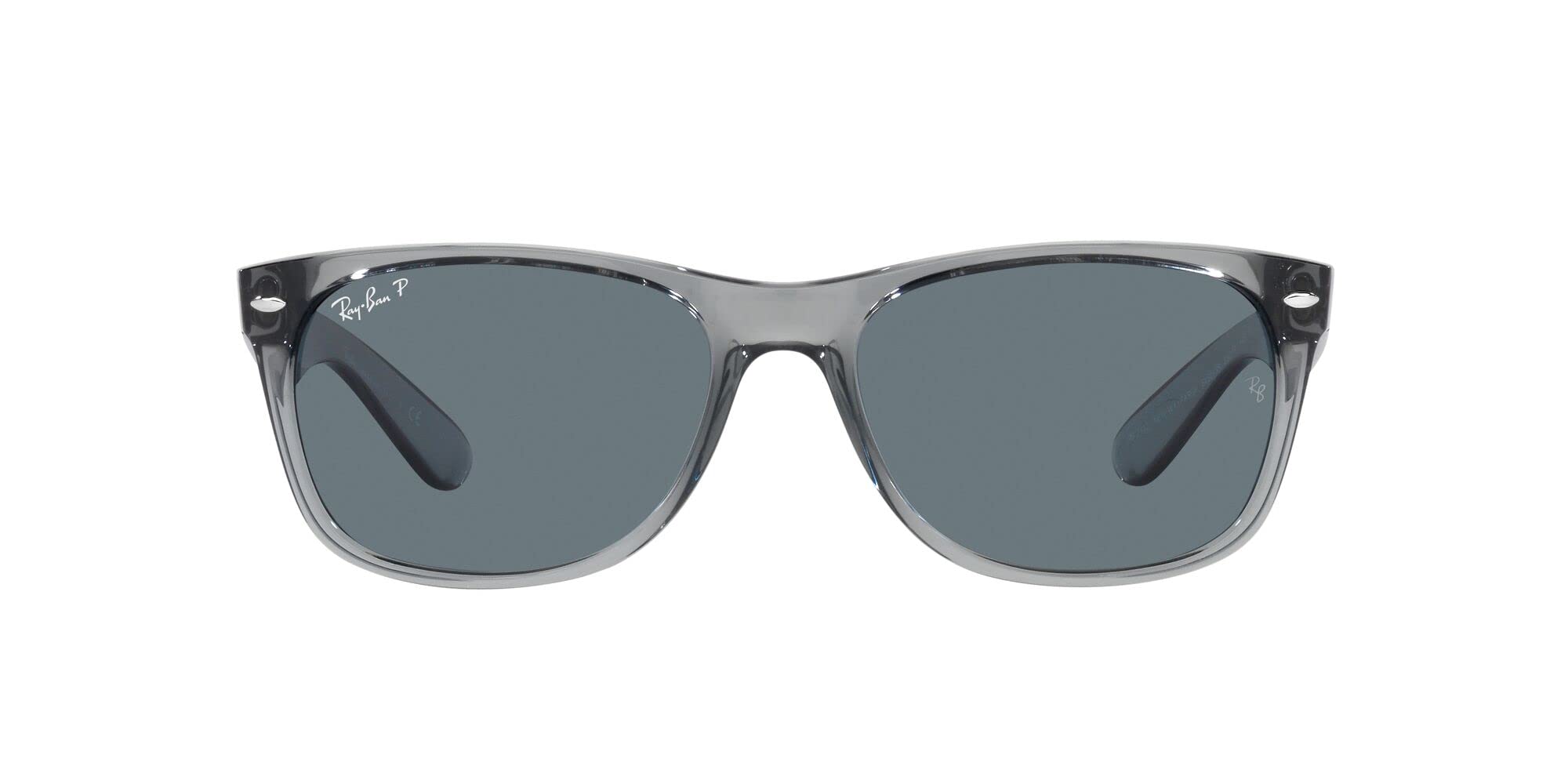 

Sunglasses RB2132F Gray Dark Blue Polarized Lens 55 [Ray-Ban] Transparent/Crystal