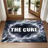 The Cure Design Crystal Velvet Rug Soft Decorative Mat for Bedroom Entrance