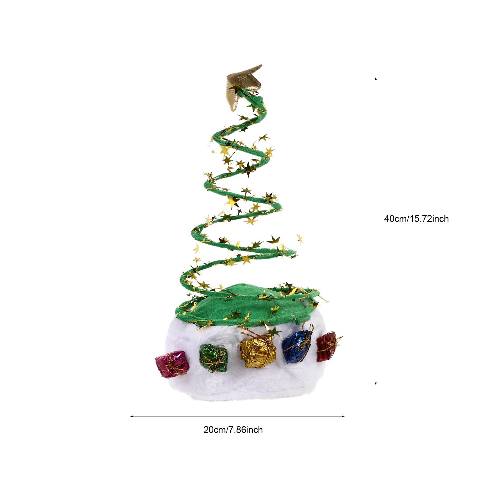 

2Pcs Xmas Headwear Props Christmas Hats Festival Party Headdress Decorative Xmas Themed Festival Prop Christmas Hat Prop other