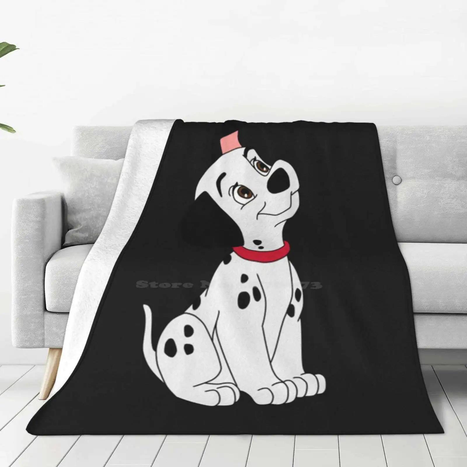101 Dalmatians Creative Design Comfortable Warm Flannel Blanket 101 Dalmatians Villains Ursula 101 Dalmations Evil Queen Black 100cmx150cm