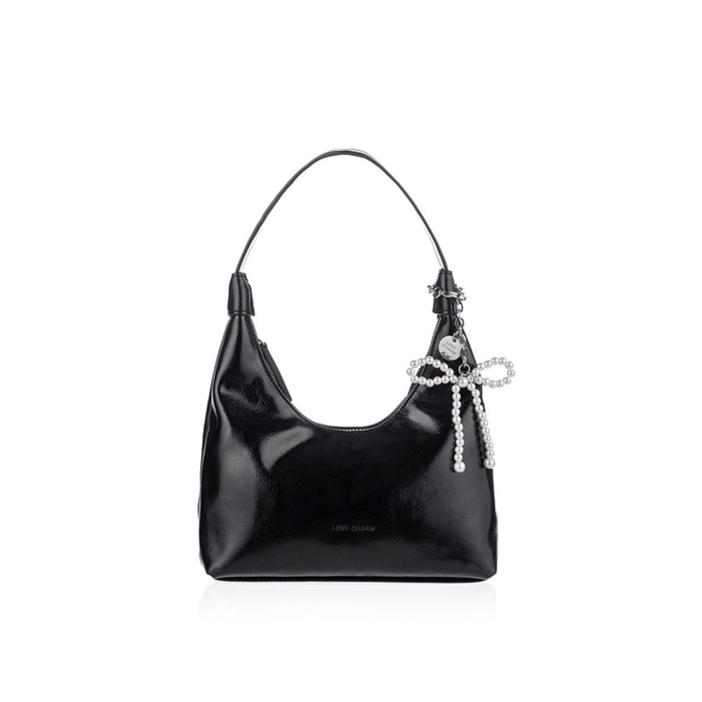 LOVE CHARM Love Charm Pearl Ribbon Charm