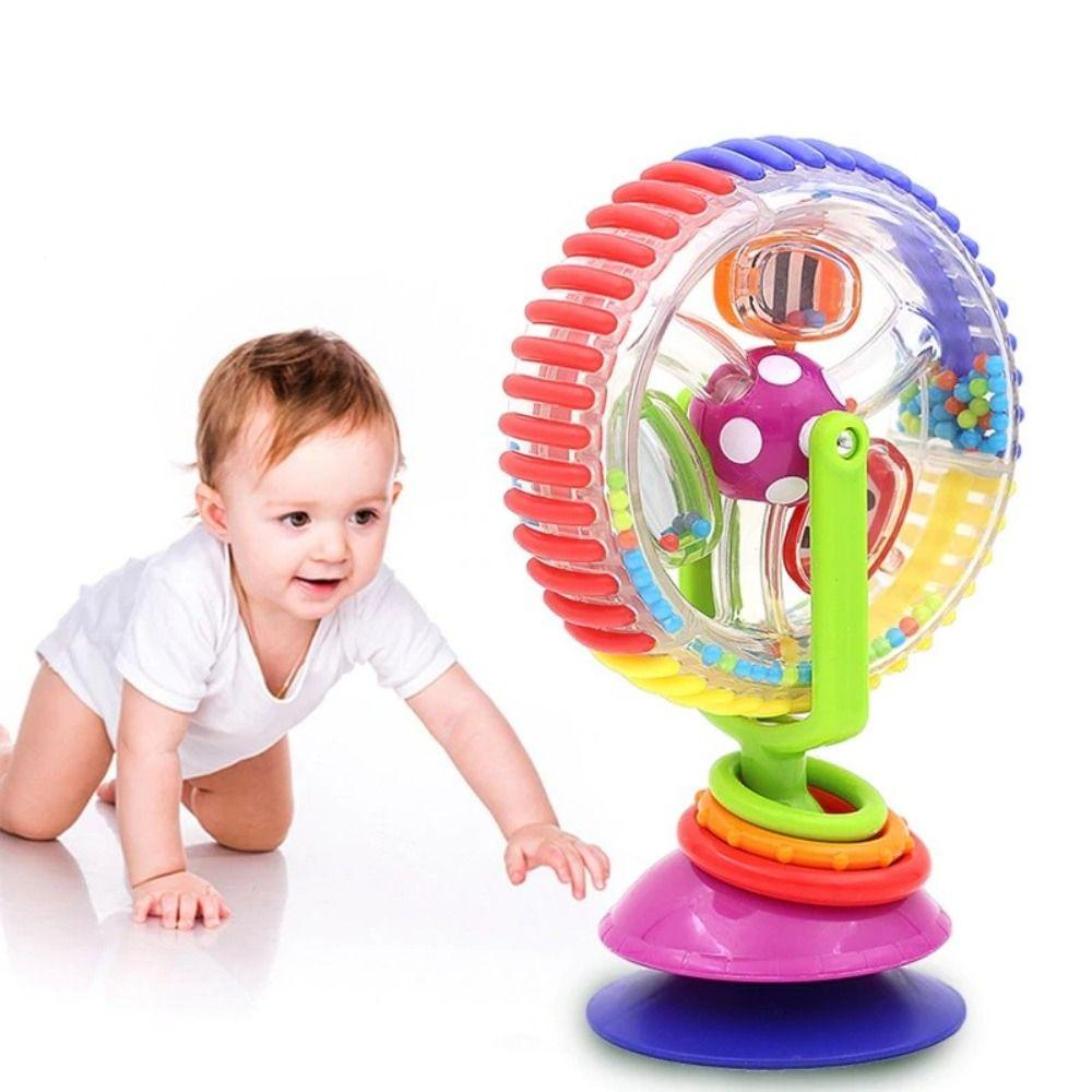 Small Size Baby Toy Suction Cup Montessori Rattle Multi-Sensory Multi-Sensory Ball  Infant