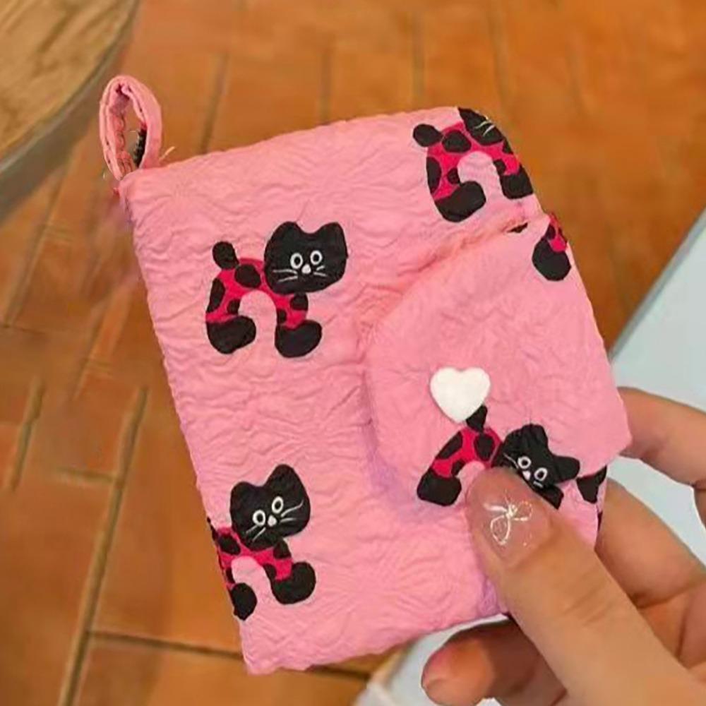 

Fashion Canvas Cute Animal Coin Purse Cat/Bear/Lamb Portable Wallet Pouch Mini Cartoon Card Holder Earphone