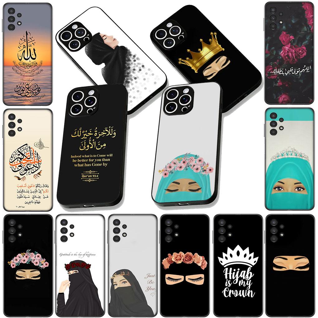 Muslimah Arabic Islamic Muslim Casing Phone Cover for OPPO A38 A18 A17 A40 A60 A80 A16 A78 A79 A54 A15 A57 4G 5G Soft Case