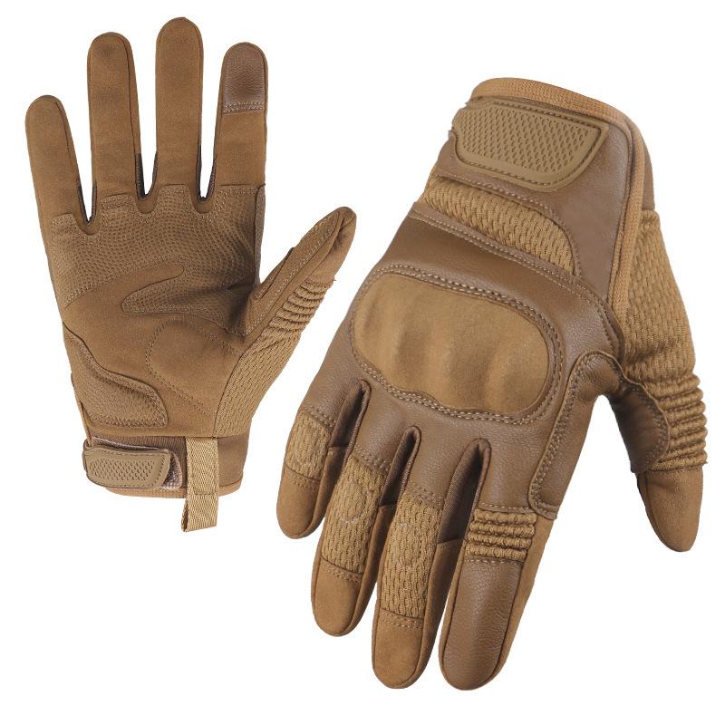 Outdoor Sports Tactical Gloves Riding Hard Shell Full Finger Mountaineering Protection Special Training Fighting CS Motorcycle Gloves Equipment