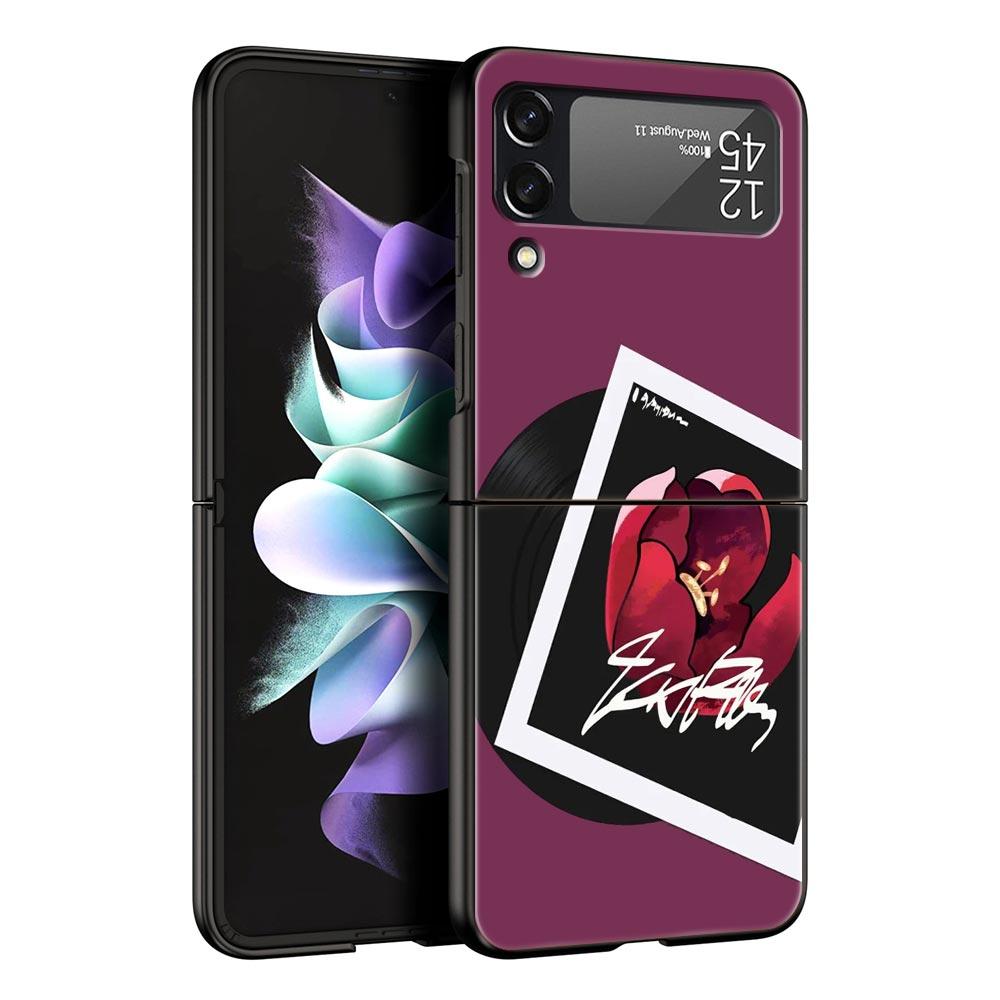 Phone Case For Samsung Galaxy Z Flip 3 4 5 Hard Black Folding PC For Samsung Z Flip3 Cover Honkai Star Rail Game Same Style