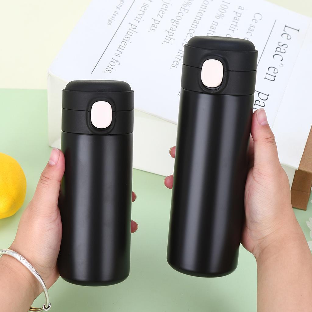 Thickened Stainless Steel Thermos Cup Compact Portable Mini Pocket Cup Simple Student Bouncing Cup