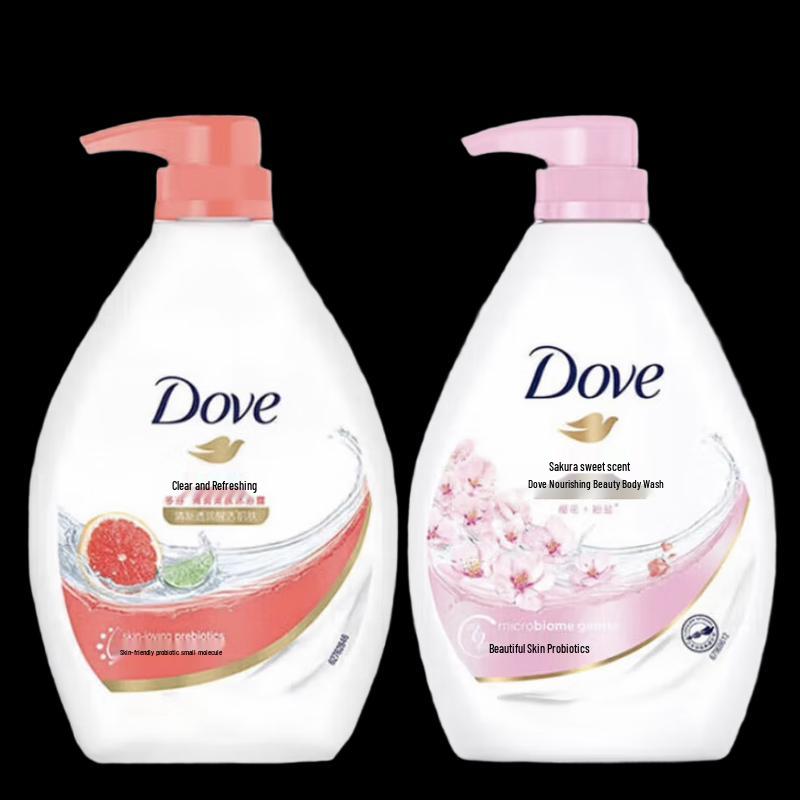 DOVE Purifying & Revitalizing Cherry Blossom Body Wash Duo