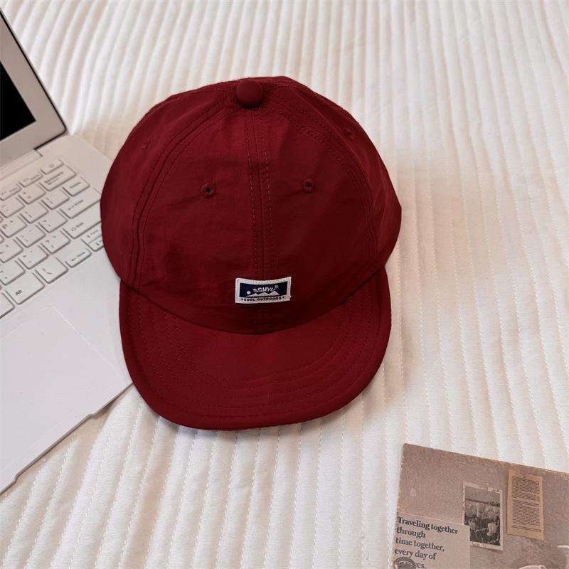 Quick-drying Breathable Short Brim Baseball Cap Men's and Women's Tooling Versatile Soft Top Hip-hop Cap Women's Soft Brim Trendy Hat
