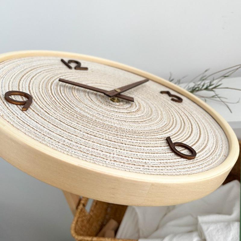 Einfache Nordische Wanduhr Kreativität Massivholz Wanduhren Wohnzimmer Digitale Dekorationsuhr Zimmer Design Elegante Uhr