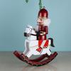 Nutcracker Rocking Horse Puppet Soldier European Home Accessories Desktop Living Room Boys And Girls Gift Decoration Ornaments