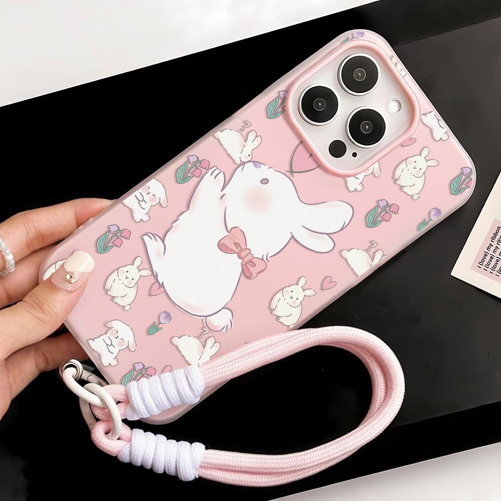 

Расписной чехол для телефона для iPhone 15 11 13 14 для 15 16 Pro Max 12 13 16 Pro Милый Модный Смешной Чехол для телефона со шнурком Последние Рекомендации по самым продаваемым товарам iPhone 14 Pro Max детские розовый