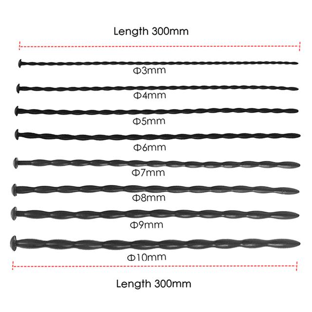 4/8pcs Silicone Urethral Catheter Dilator Horse Eye Stimulation Sounding Penis Plug Insert Urethra Catheter Sex Toys for Men
