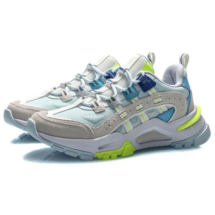 Li-Ning Reverse 2020 Breathable Low-Top Casual Shoes Women Casual Shoes Blue Gray AGCQ182-4