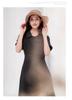 Shirt Skirt, Summer Commuting Temperament, Simple Women's Mid Length Dress