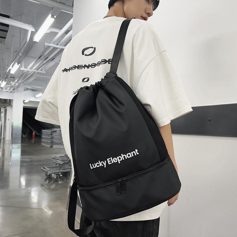 Dry and Wet Separate Gym Bag Women's Separation Shoes Bags Sports Swimming Yoga Bag Outdoor Lightweight Backpack