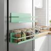 Wall Mounted Magnetic Spice Rack Punch Free Kitchen Storage Shelves  Living Room