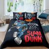 Robot Duvet Cover Set Boys Girls Watercolor Robot Quilt Cover Modern Cartoon Super Robot Pattern Bedding Set Comforter Cover Set