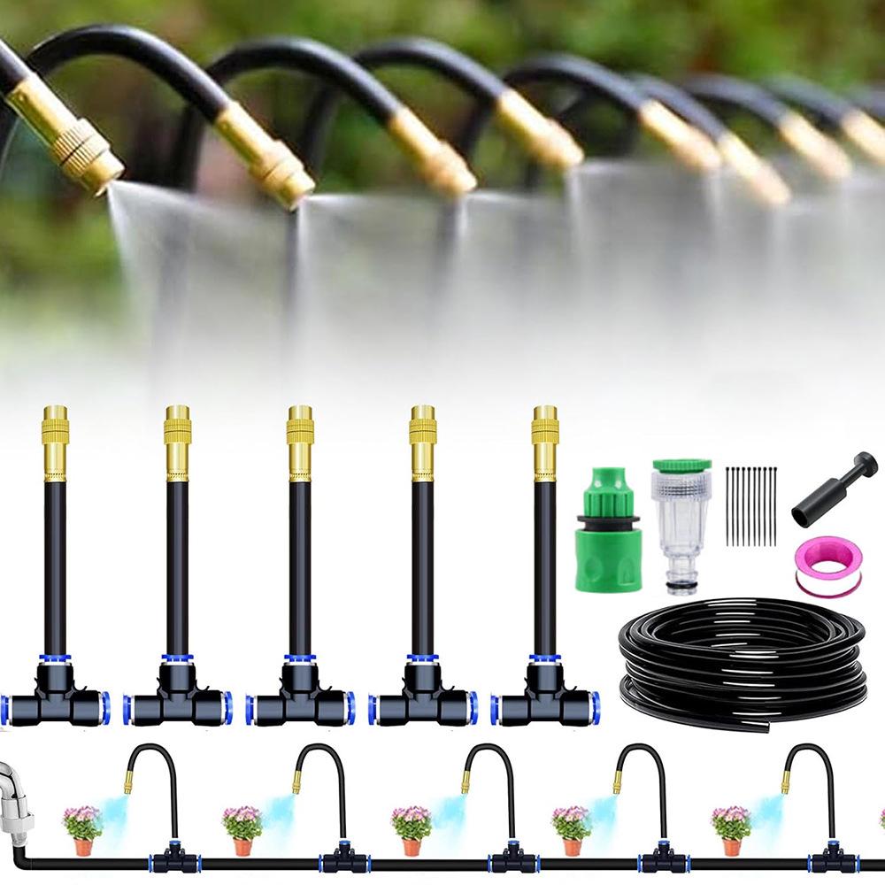 

Автоматична система поливу саду з насадками для квітів та мікроіригації