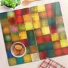 Decorative Tempered Glass Cutting Boards Geometric Pattern 2X30X52 Cm