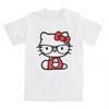 Summer 2026 Outstanding Student Style 100 Cotton Printed Shortsleeved Tshirt Boys and Girls Parentchild Jacket