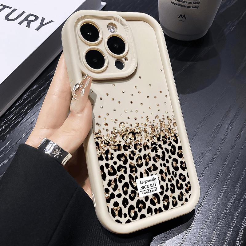 Popular Leopard Print Pattern Silicone Soft Phone Case For iPhone 17 Pro Max 11 12 13 14 15 16 Plus X XR XS Max 16E 17 Air Cover