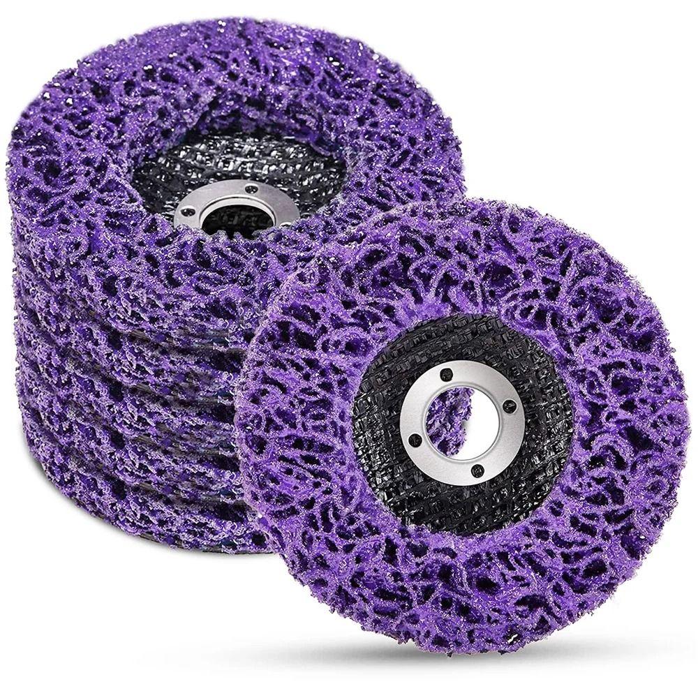 Hard-wearing Poly Strip Disc Rust Removal Clean Grinder Strip Disc Grinder Wheel For Angle Grinder