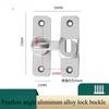 Heavy-Duty Security Anti-Theft Door Lock Handle, Commercial/Residential Grade Safety Pin Lock with Adjustable Sliding 90°/180°