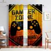 Cool Game Controller 3d Printed Curtains Suitable For Gaming Room Bedroom Study Room Decorative Curtains Home Decoration 2 PCS