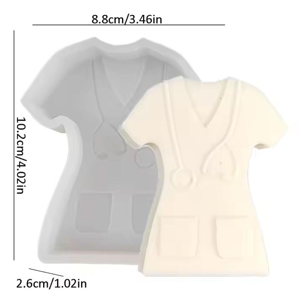 

Форма для футболки доктора из смолы и силикона, форма для изготовления ароматизированных свечей из мультфильма «Сделай сам», декор для офиса, подарки на день рождения A