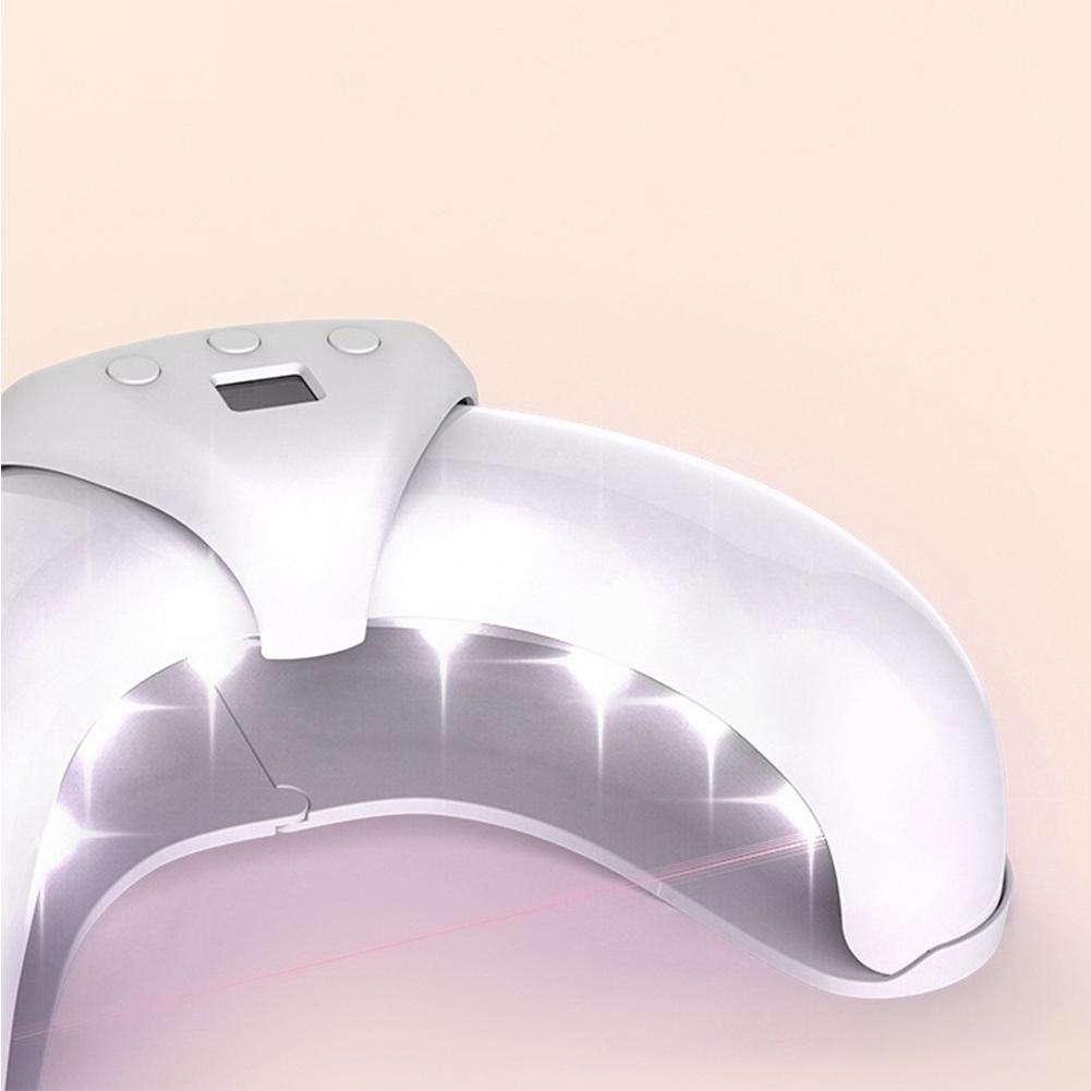 UV LED Nail Lamp Foldable Nail Fast Dryer for Gel Polish Protecting The Back of The Hand Professional Curing Lamp Nail Art Lamp