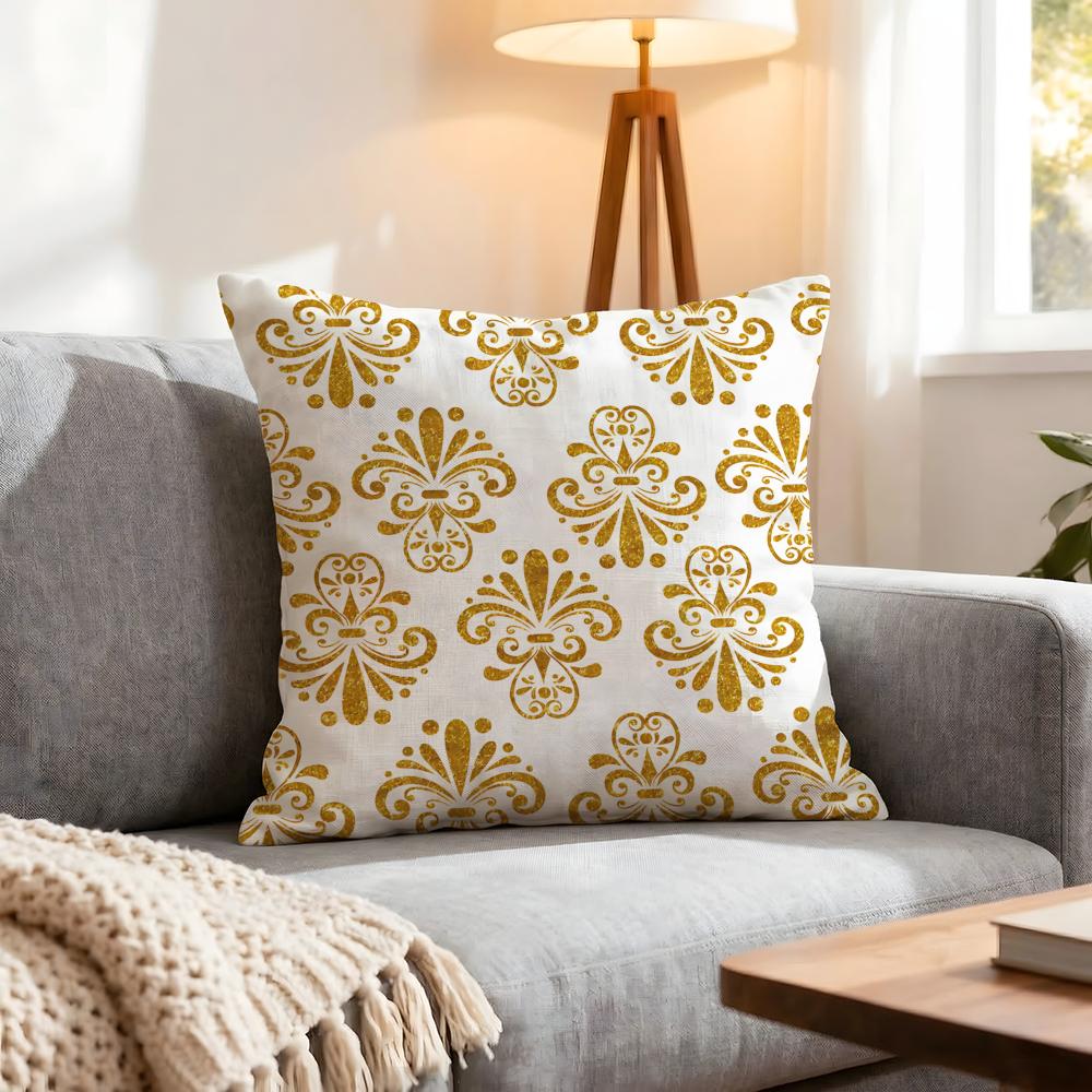 Pattern Scroll Pattern Cushion Cover 1Pcs Decorative Covers Soft Cushion Case For Sofa Couch Decor 40X40 45X45 Pillowcases