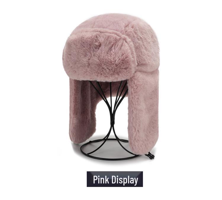 Unisex Winter Cycling Hat: Lei Feng-Style, Cold-Proof, Velvet-Lined, Ear Protection, Fashionable Casual Wear