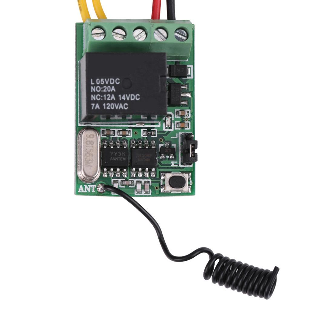 DC 4V 5V 6V 7.4V 9V 12V Wireless Relay Remote Control One Key Switch Receiver Transmitter