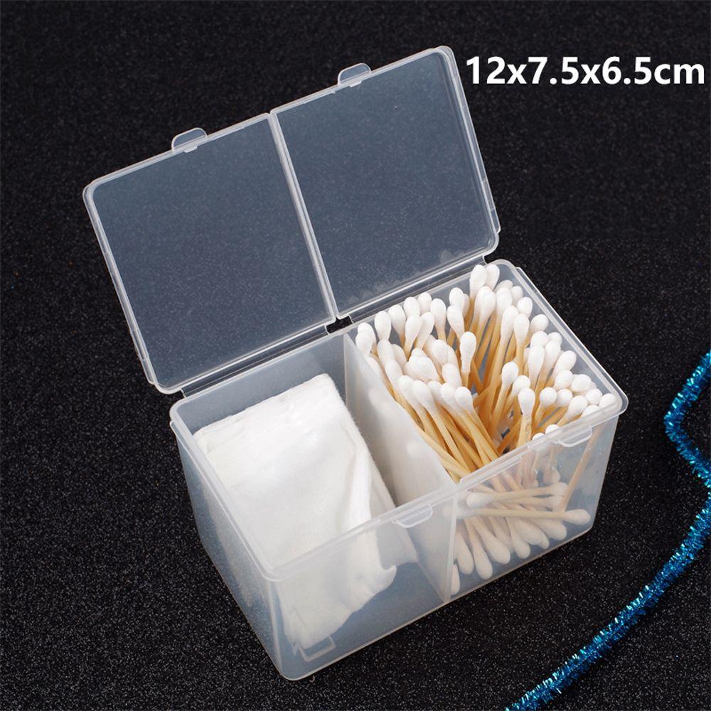 Sealed Empty Nail Art Accessories  Rhinestone Organizer Plastic Storage Box Beads Container