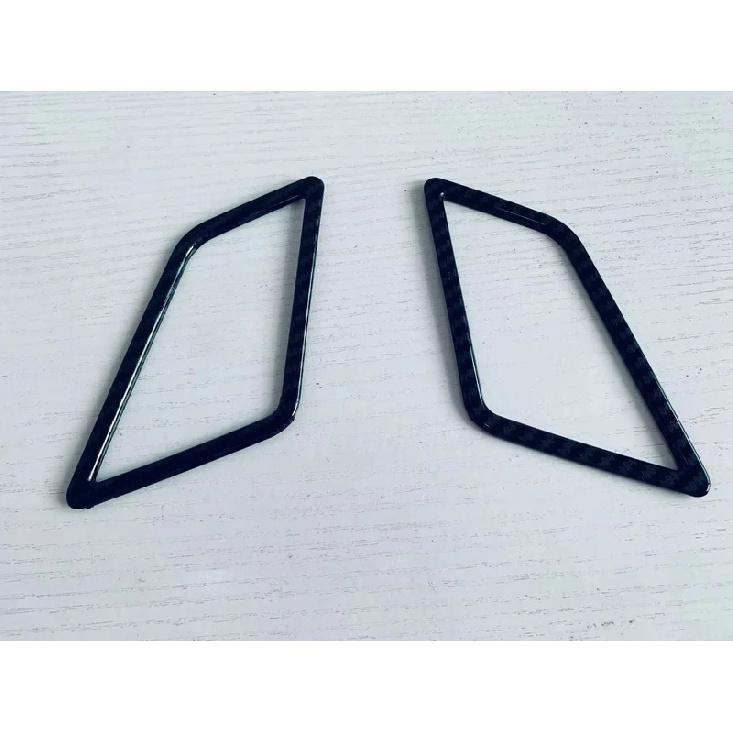 For Mitsubishi Outlander   2024 ABS Front Air Vent Cover Trims Outlet Frame Decoration Sticker Car Styling Accessories