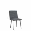 VidaXL Chaises à manger lot de 4 Gris foncé Velours 3315204