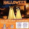 Funny Lighted Spooky Ghost Decor Scary Standing Ghost Light Halloween Ghost Ornaments  Garden Yard