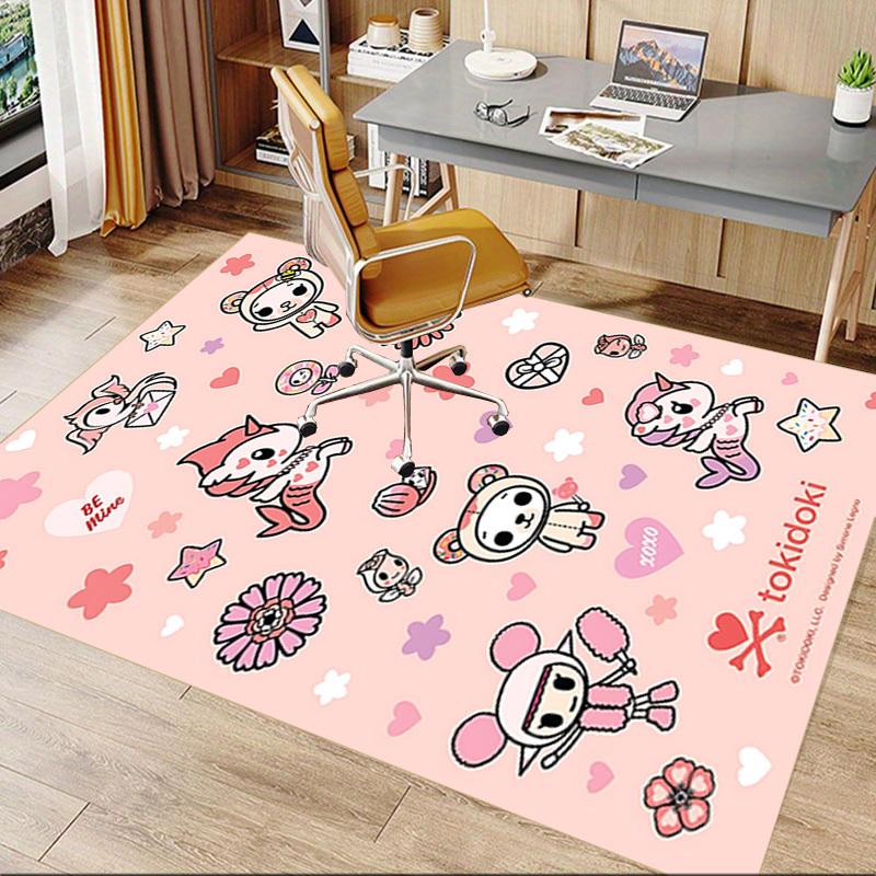 1 Stück tokidoki Valentinstag Teppich rutschfest Polyester Fußmatte für Büro.Schlafzimmer
