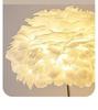 Elegant Eye-Care Feather Remote Table Lamp - Perfect for Live Room Decor, Living Room Ambiance, and Bedroom Bedside Lighting.