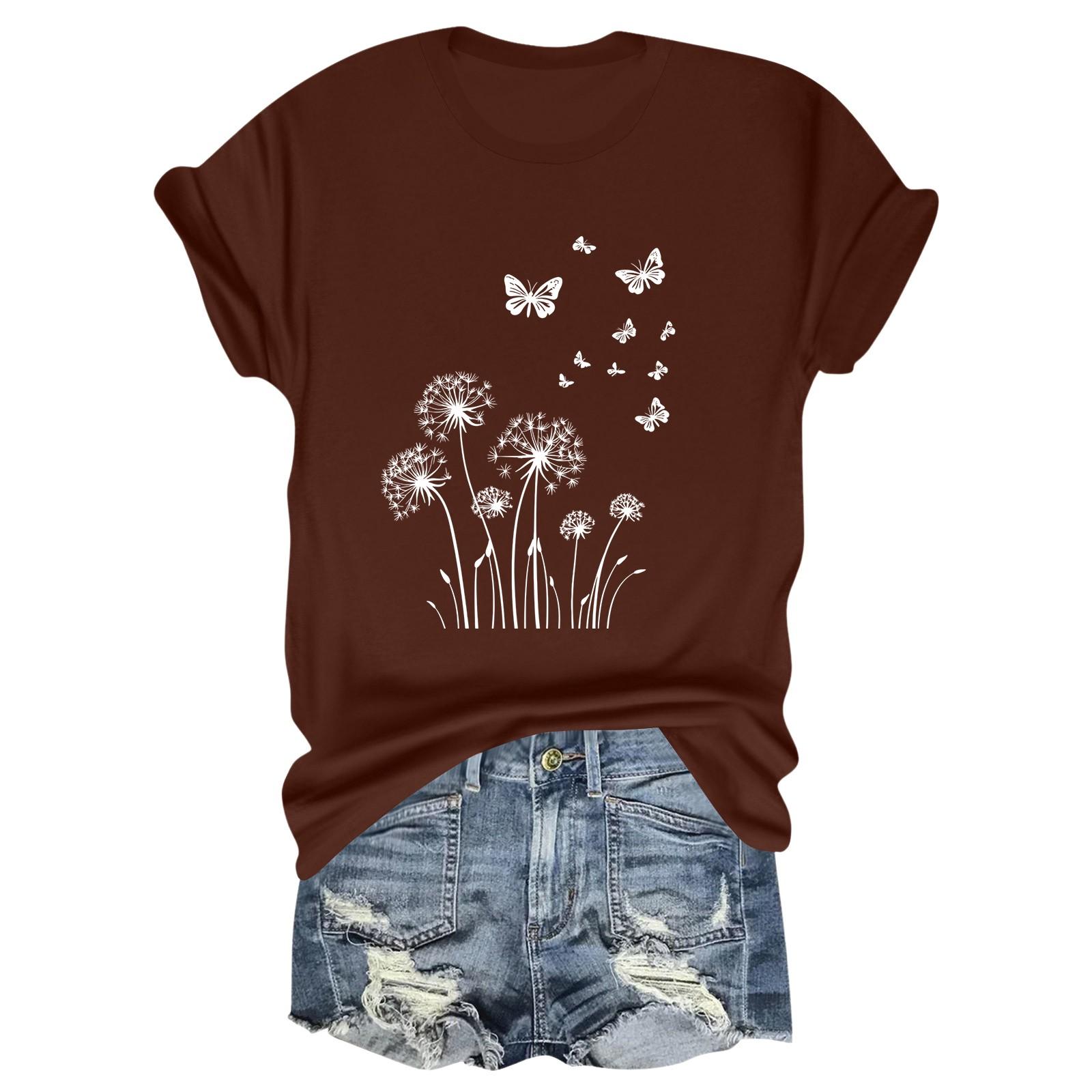 

Детская повседневная футболка с круглым вырезом и короткими рукавами с принтом и надписью «Топ» 100 винный