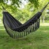Tassel Camping Hammock Bohemian Style Garden Swing Hammock Durable Double Hammock  Balcony