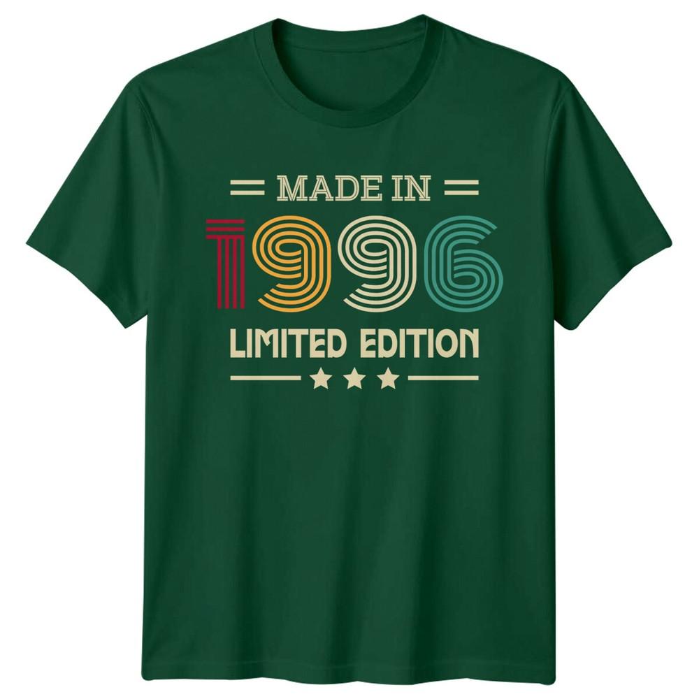 Made In 1996 Unisexs T Shirt 30th Birthday Gift Limited Edition S