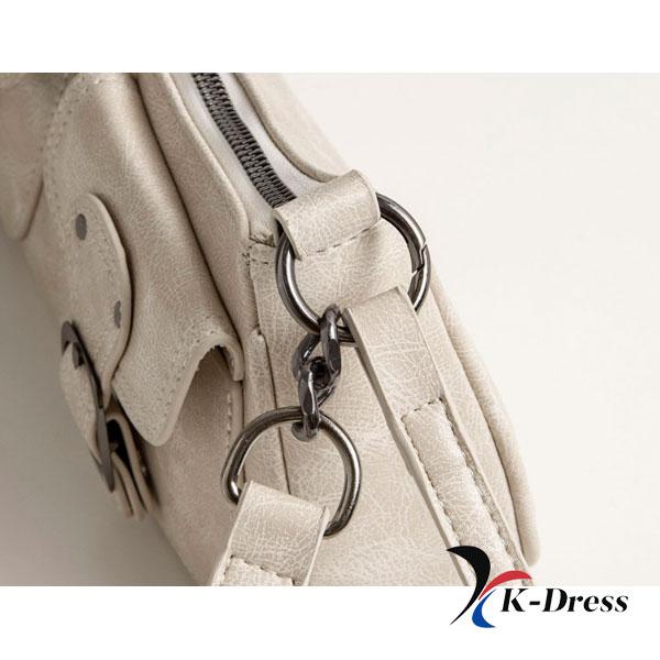 Vintage kožená kapesní crossbody taška přes rameno (3 barvy)